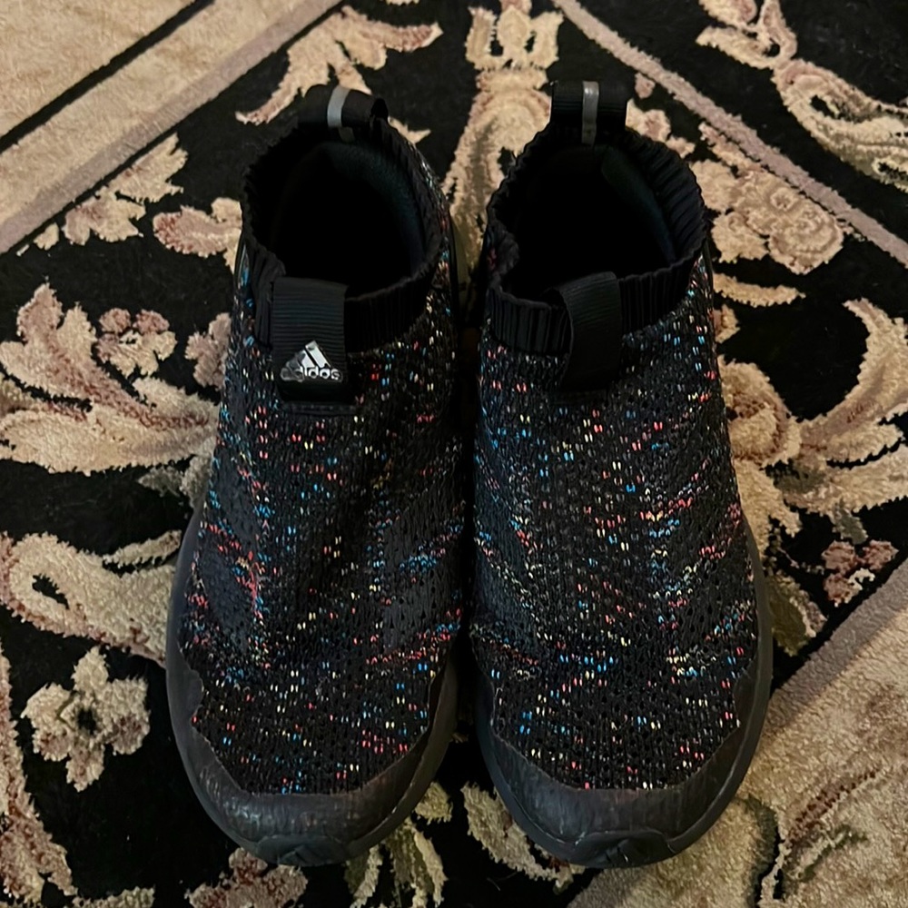 Adidas RapidaRun Laceless Knit C 'Muti-Color Black' D97015